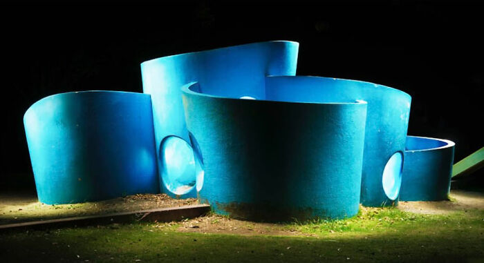 Whoa! Japan’s Playgrounds Turn Into Epic Sculptures at Night (30 Pics)