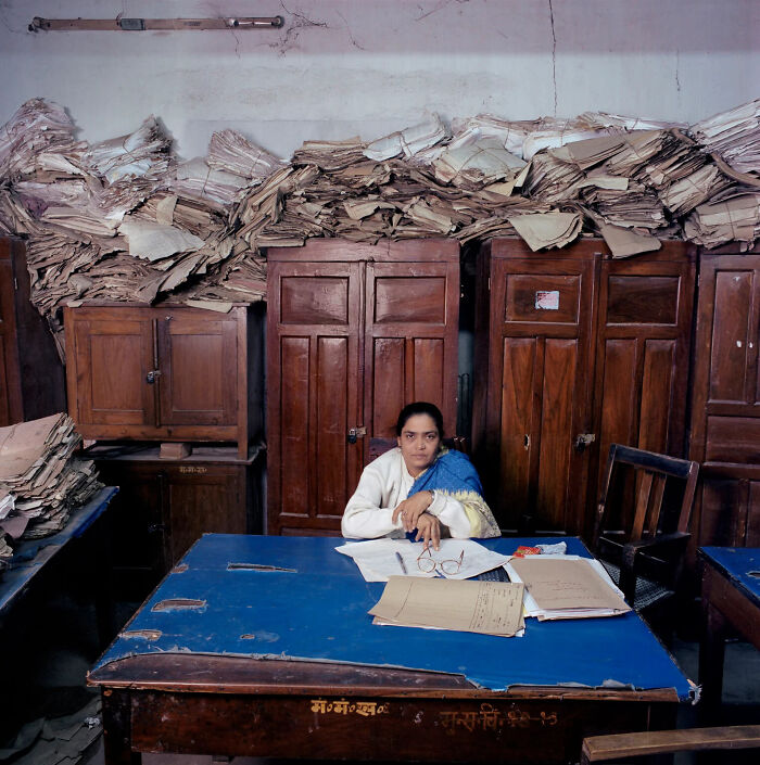 Sushma Prasad’s Cozy Desk In India, 2003