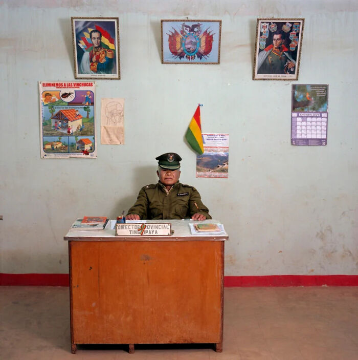 Constantino Aya Viri Castro’s Police Post In Bolivia, 2005