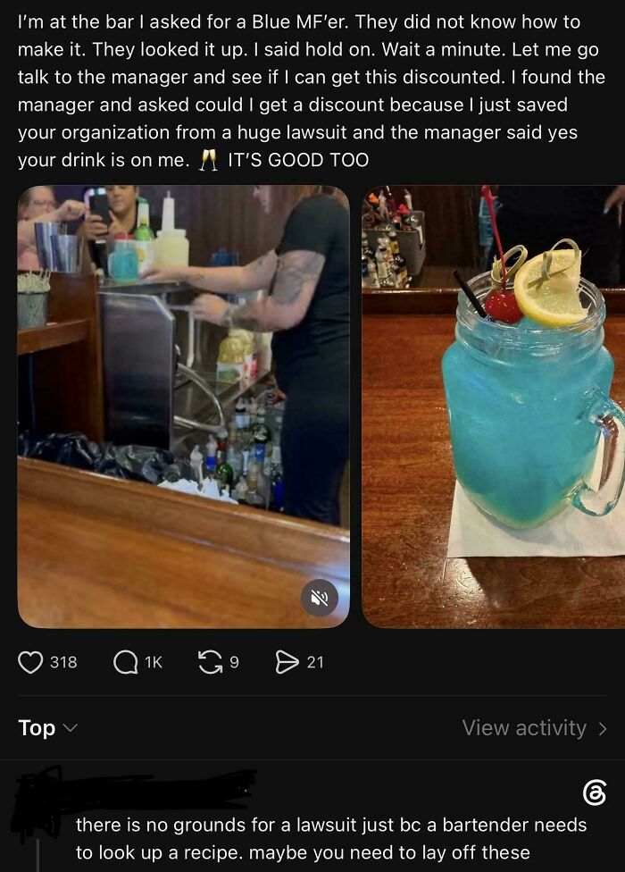Saved a Bar From a Lawsuit... Because That Totally Happened