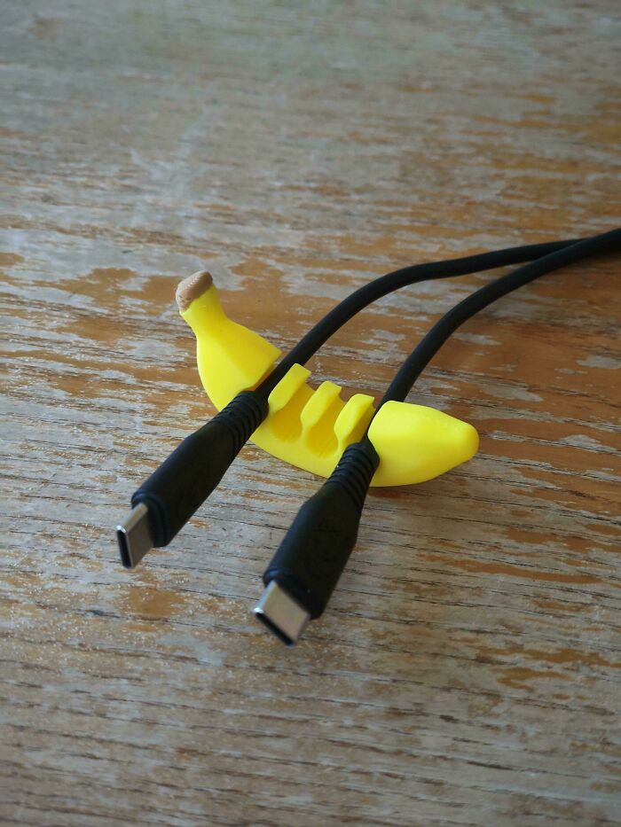 Banana Cable Organizer? Yes, Please!