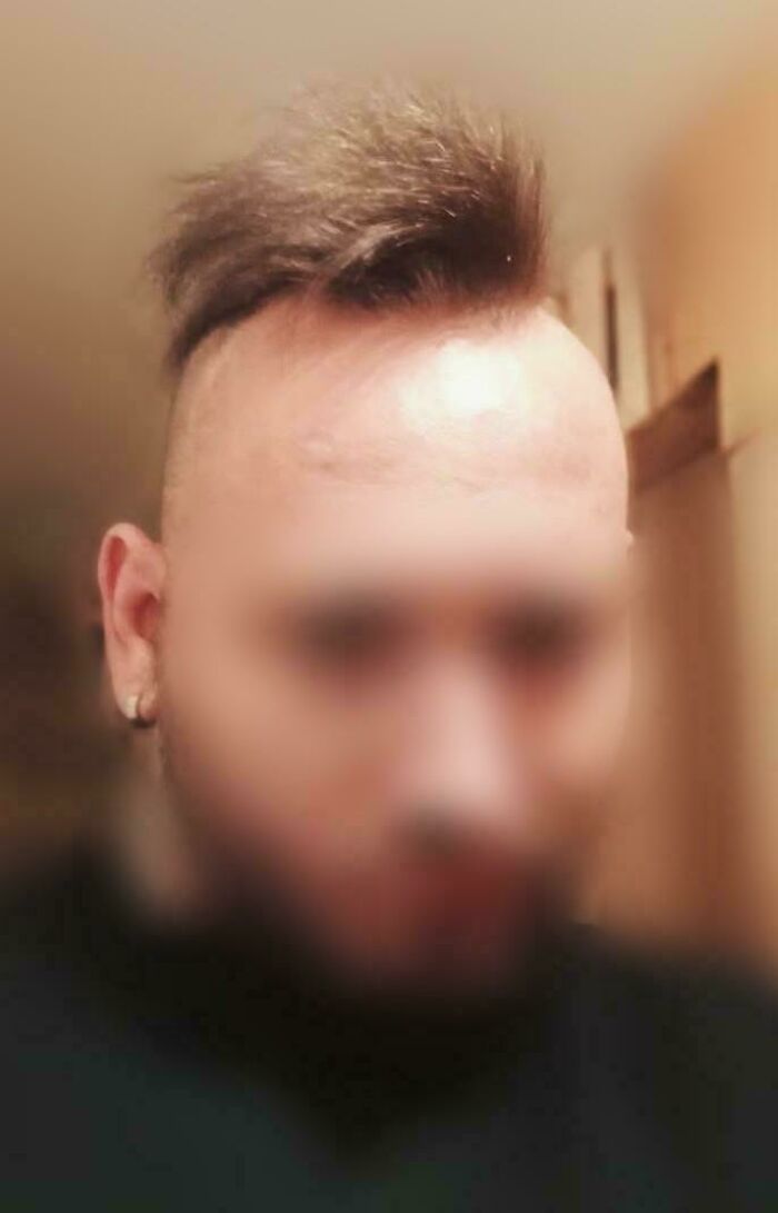Random Guy Who Added Me on FB—Look at His Hair!