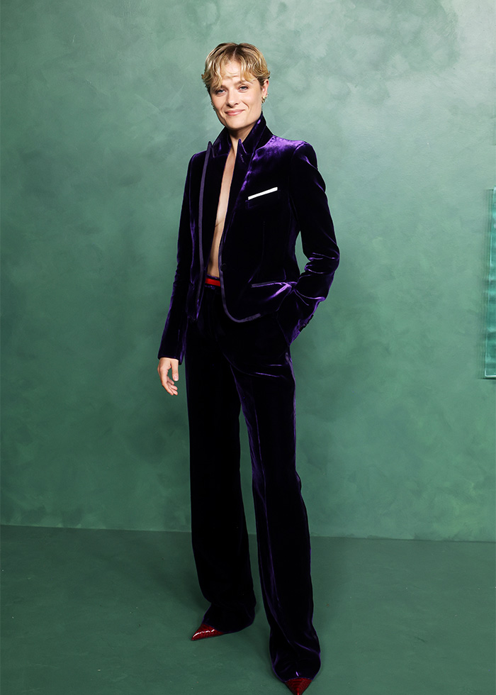 Louisa Jacobson’s Velvet Power Suit