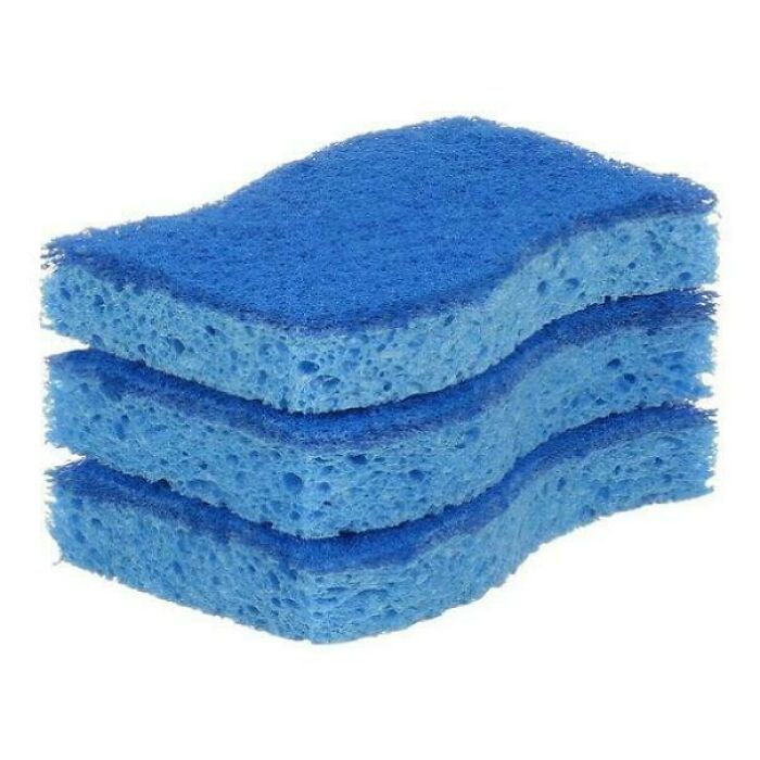 Non-Scratch Sponges That Literally Fall Apart Immediately