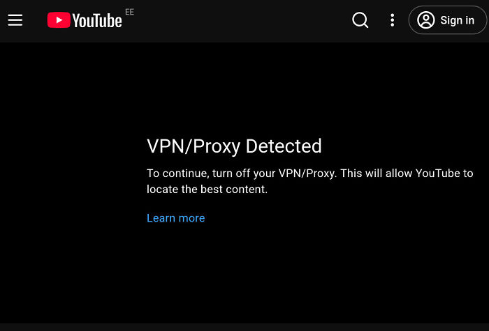 YouTube Is Blocking VPNs Now. Fun!