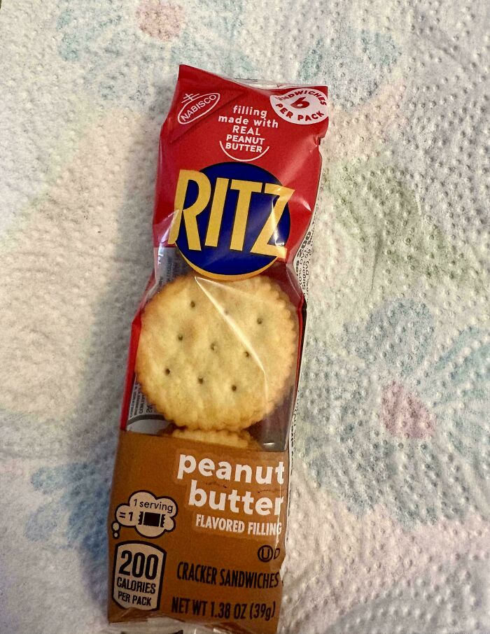 Ritz Crackers Switched To Peanut Butter Flavor Filling? Huh?