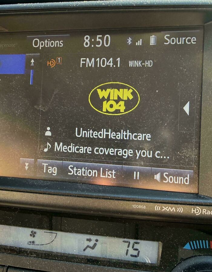 My Car Radio Now Plays Ads For United Healthcare. Nope.