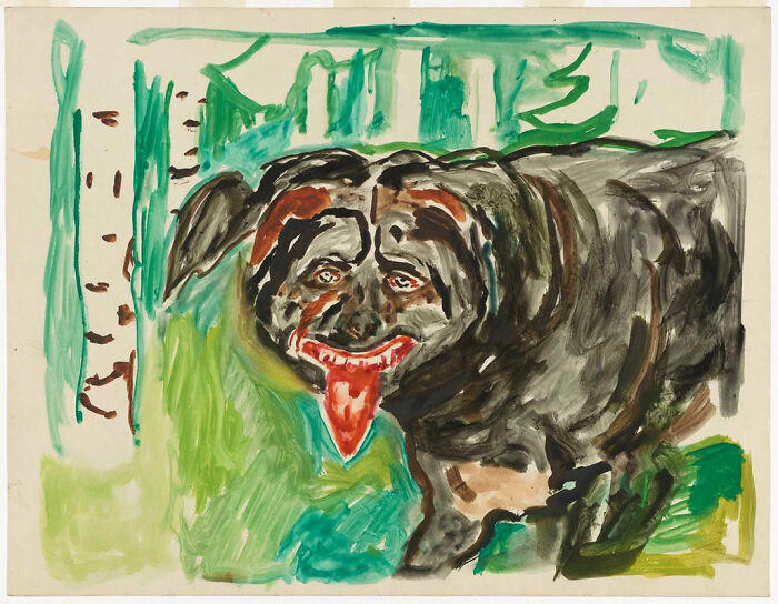 Angry Dog: Edvard Munch’s Tiny Neighborhood Menace