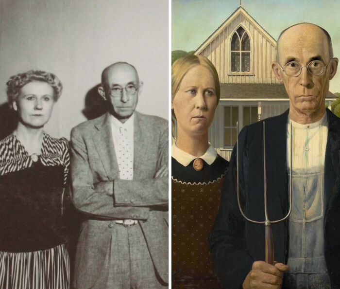 Grant Wood’s American Gothic (1930) – A Dentist and a Sister Walk Into a Painting