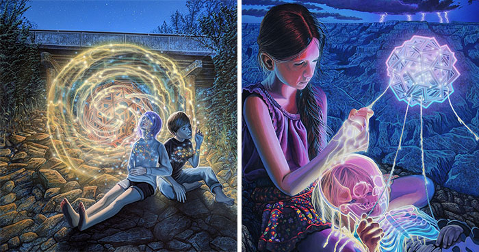 Get Ready to Dive Into 38 Wildly Glowing Paintings That Feel Like Another Dimension