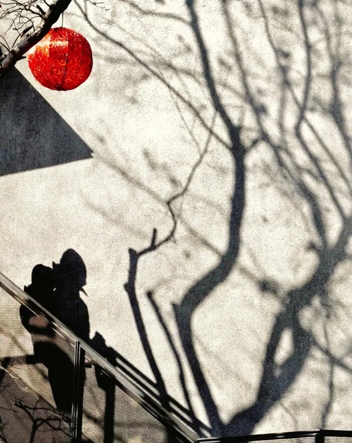 Shadow Man Sneaking Around