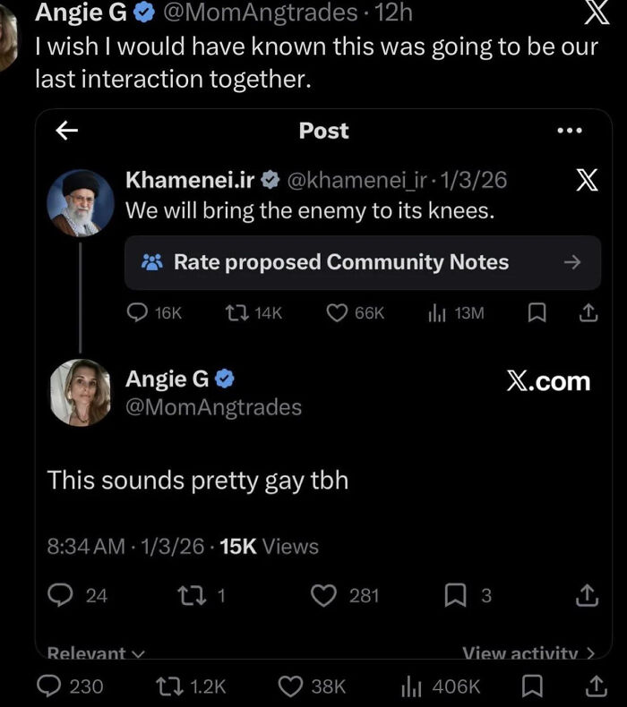 Last Interaction Ever? Totally Cursed!