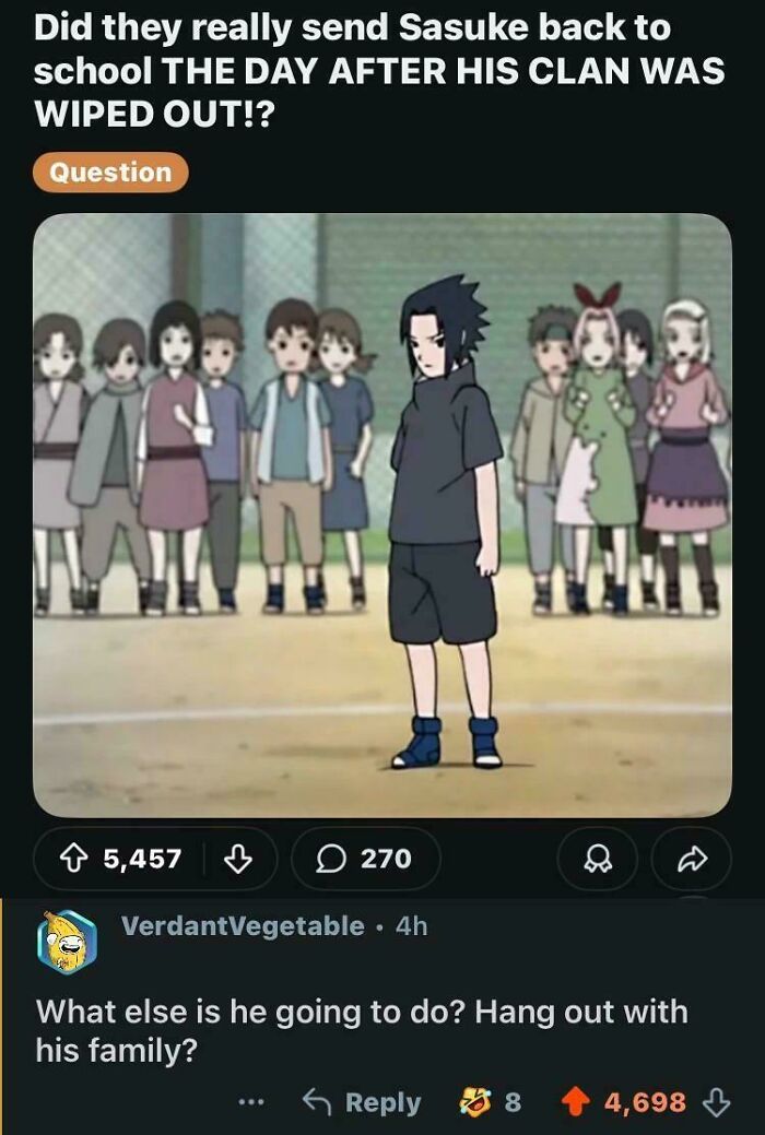 Sasuke Gets the Ultimate Cursed Internet Glow-up