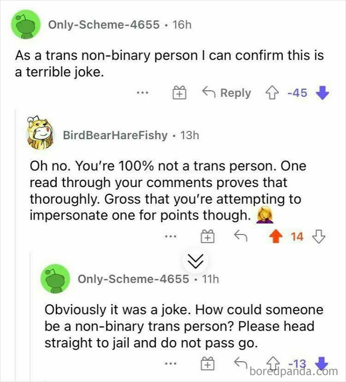 On A Super Wholesome Trans Joke... Yeah, No