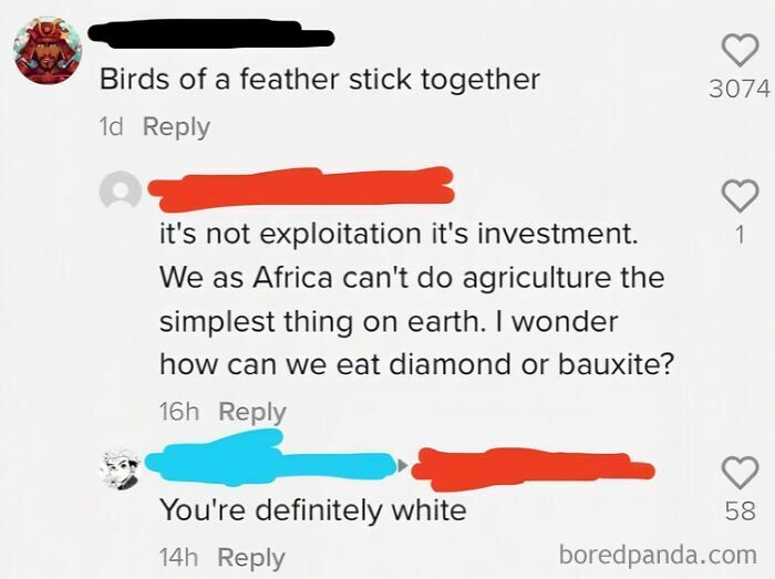 On A TikTok About China And Western Exploitation Of Africa... Yep