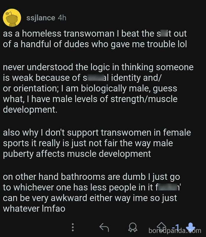 "I Don’t Support Trans Women In Sports"—Oh Boy