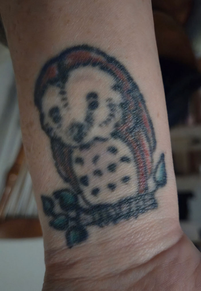 Owl Tattoo for the Little One I Never Met