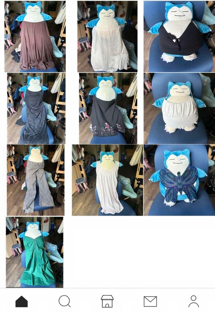 Snorlax Models Clothes Now?