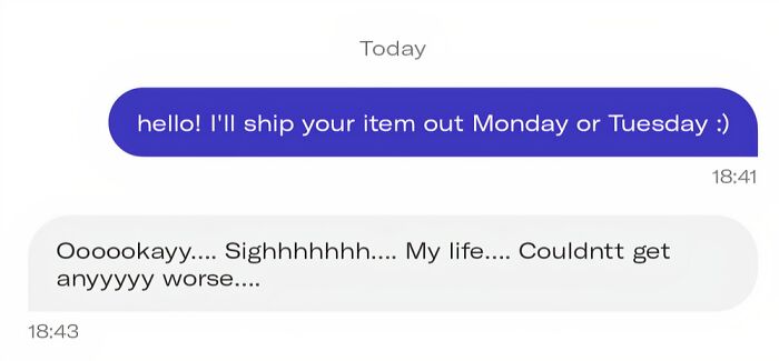 Awkward Buyer Reply, Much?
