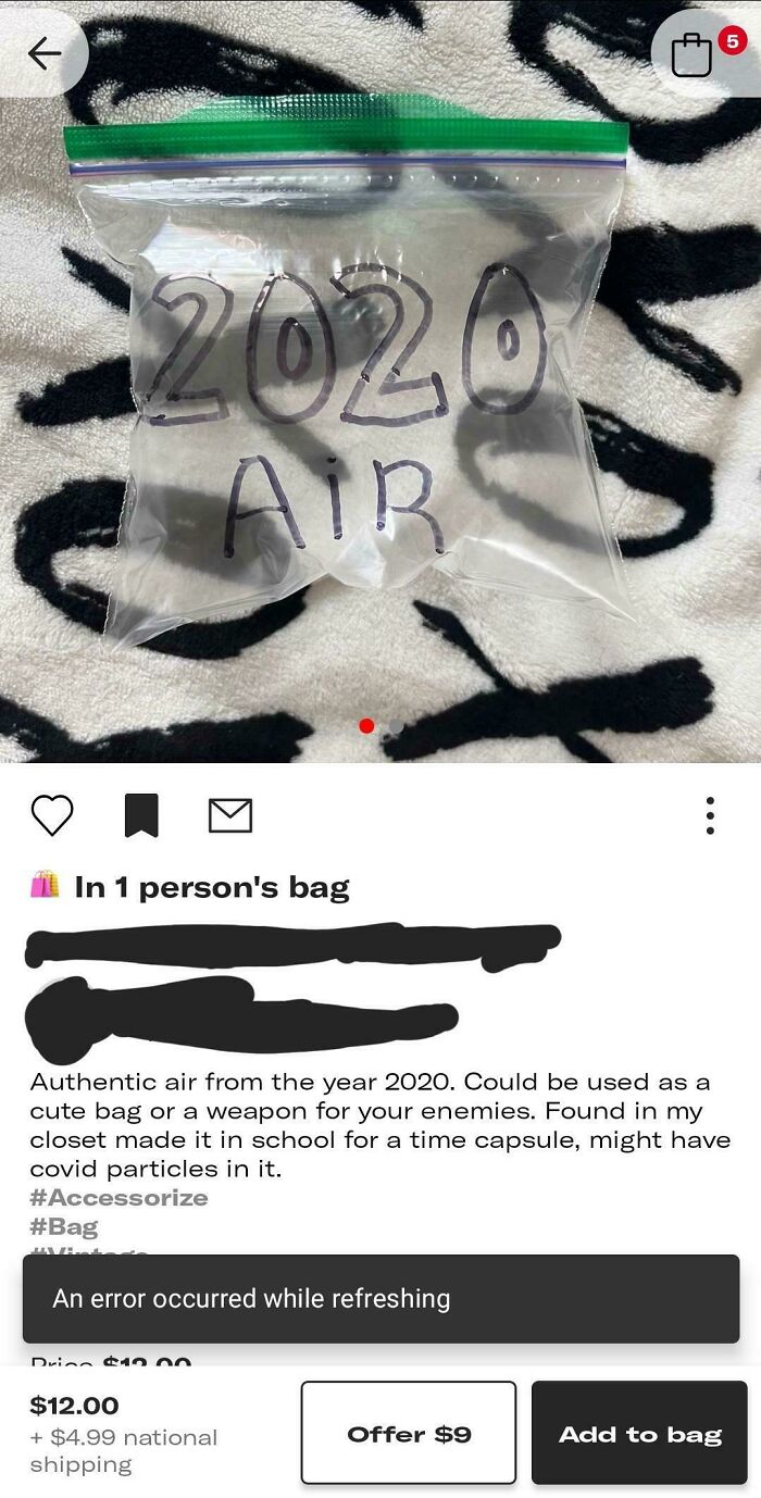 Mmm, $16 Covid Air