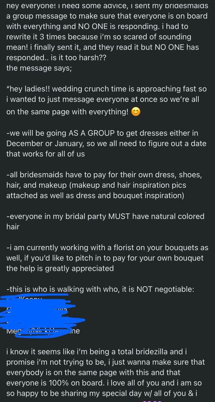 Bridezilla’s Blast Text Gets Radio Silence—Shock!
