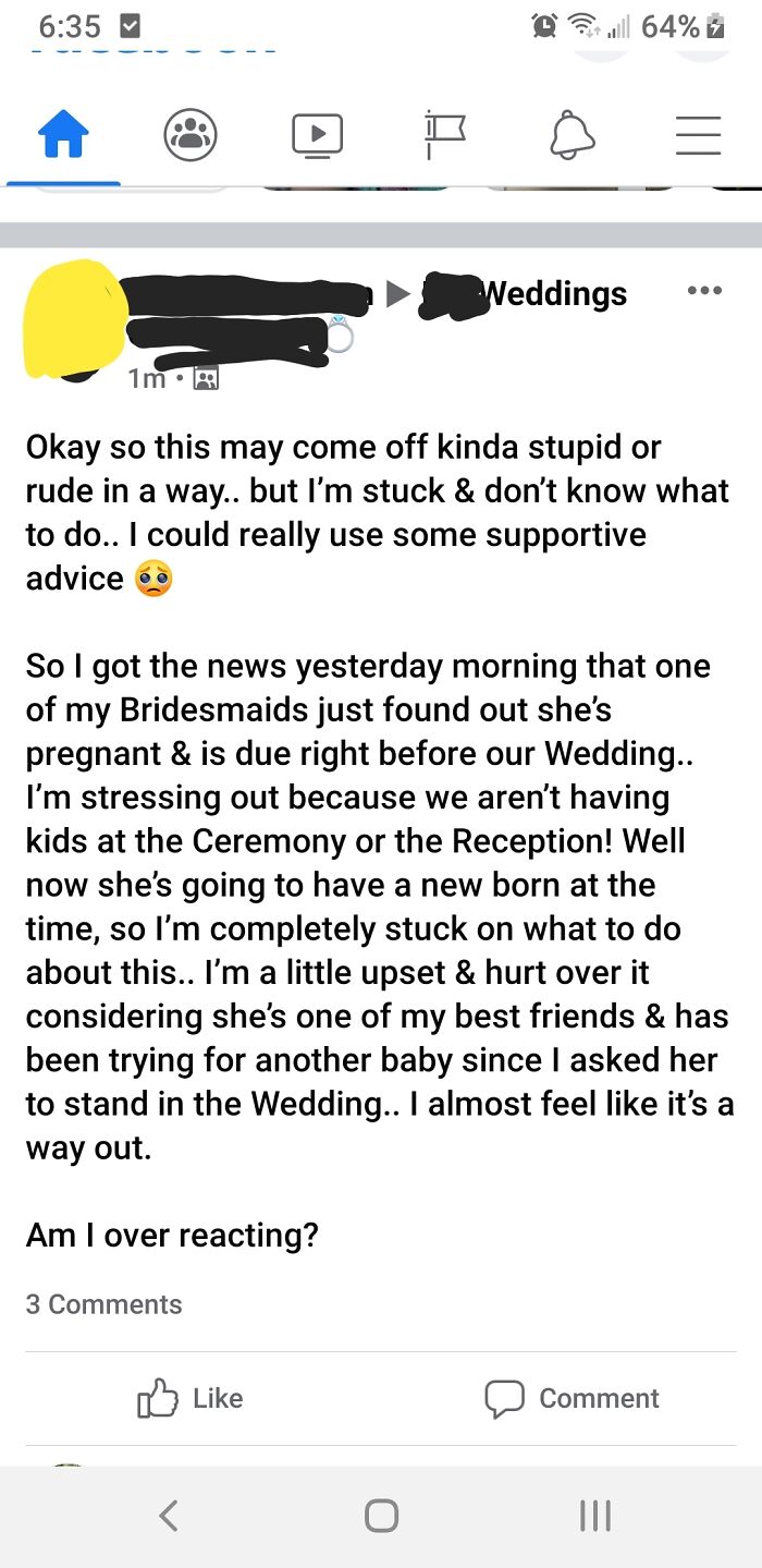 Classic Move: Get Pregnant to Dodge Bridesmaid Duty