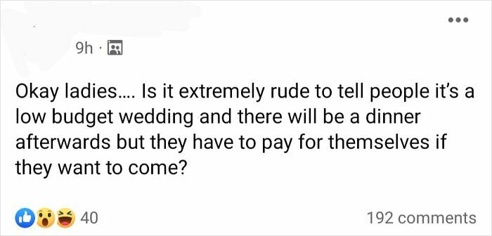 From a Facebook Group: "If You Have to Ask... You Know the Answer"