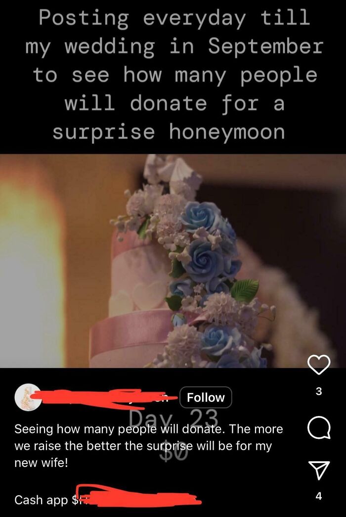 Asking Strangers Online to Fund Honeymoon—Nope Not Sorry