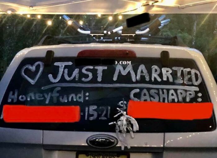 Put Your Honeyfund and CashApp on the Getaway Car (And Shout It Out in Facebook)