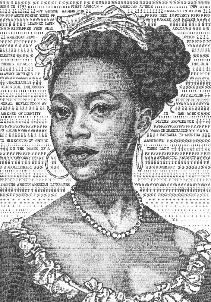 Author Phillis Wheatley Types the Past