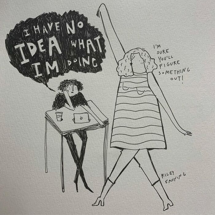 Let's Giggle at These Weird & Witty Doodles About Adulthood