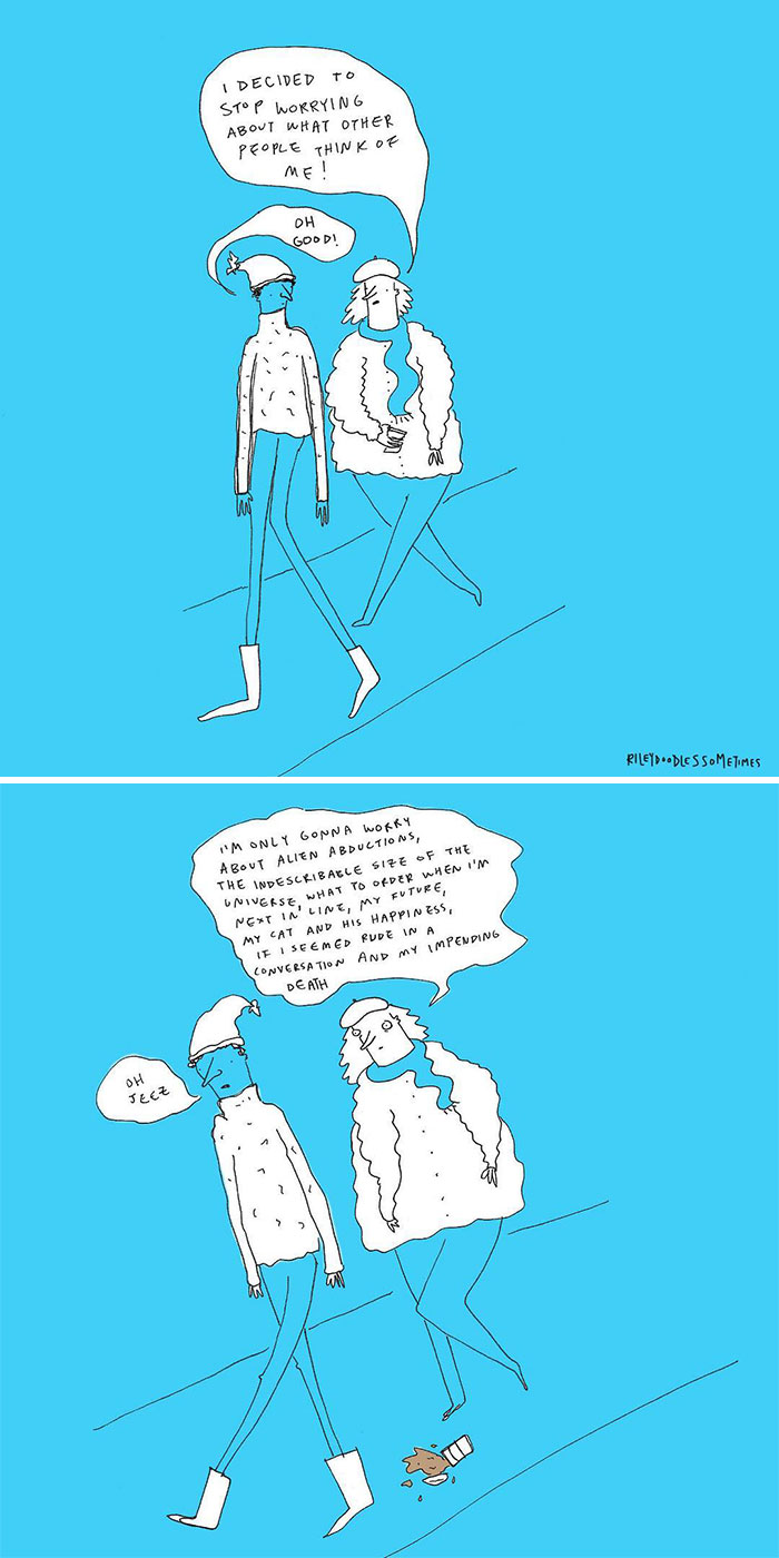 Let's Giggle at These Weird & Witty Doodles About Adulthood