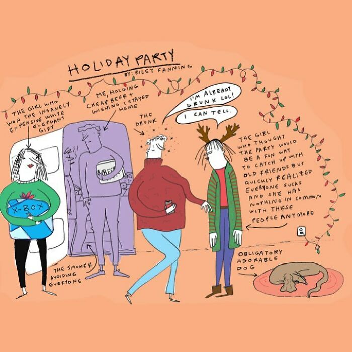 Let's Giggle at These Weird & Witty Doodles About Adulthood