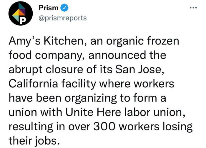 Boycott Amy’s? Yeah, We’re Thinking the Same