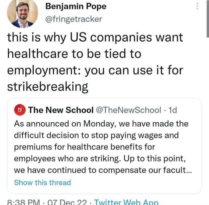 Tying Healthcare to Your Job? The Ultimate Control Move