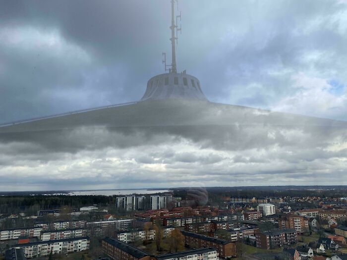 UFO Landing On A Water Tower? Nope!