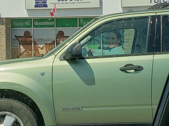 Driver Staring... Or Is It?