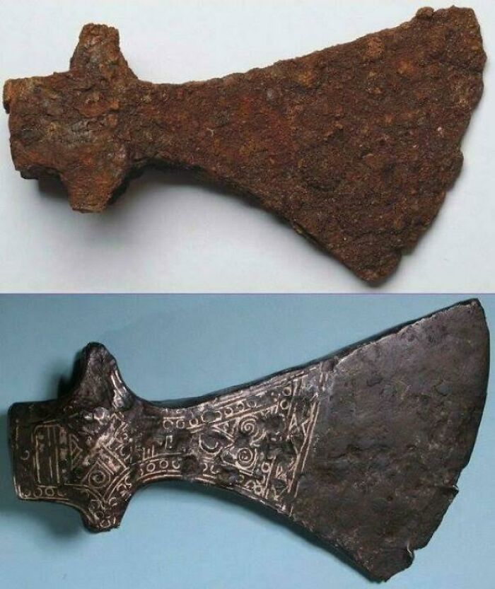 Viking Axe Glow-Up: Rust Monster to Shiny Showstopper