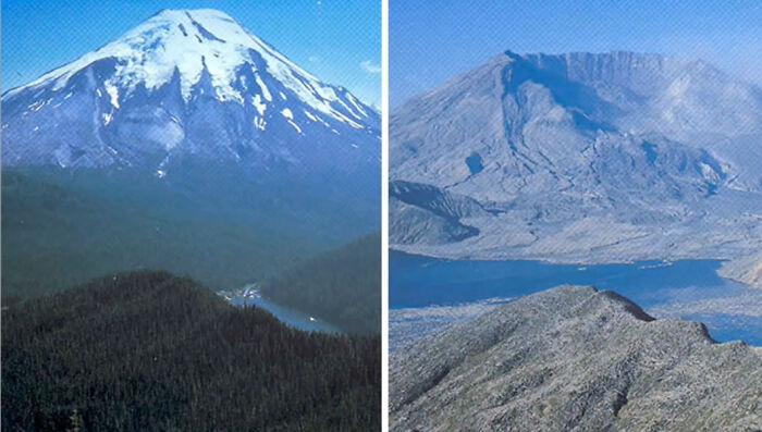 Mount Saint Helens: Nature’s Before-And-After