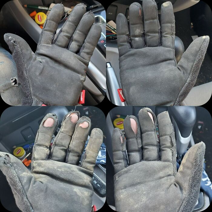 Gloves After a Roofing Marathon: Yikes!