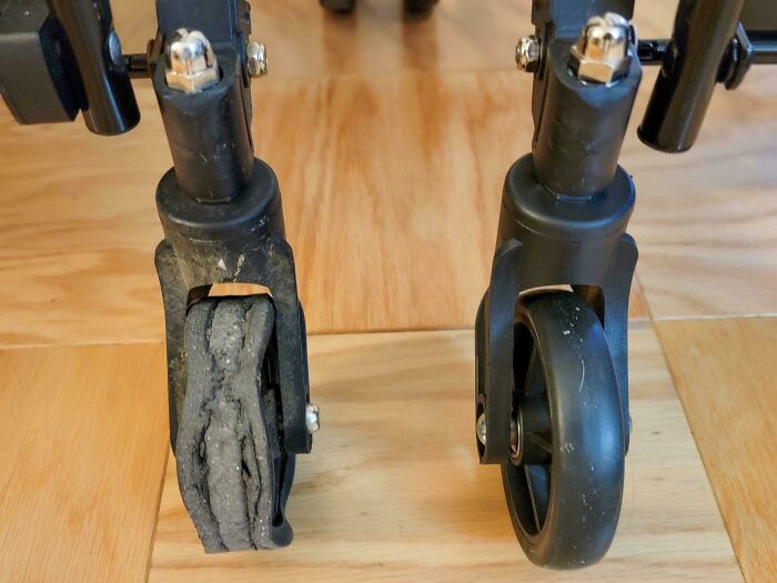 Shopping Cart Wheels: Old vs. New Race