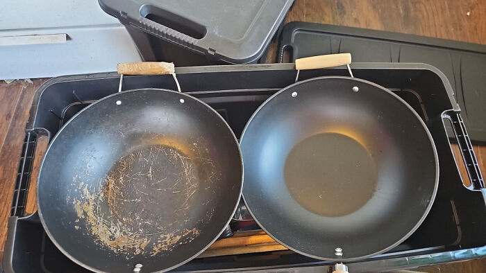 Five Year Old Wok vs. Brand New: Kitchen Showdown