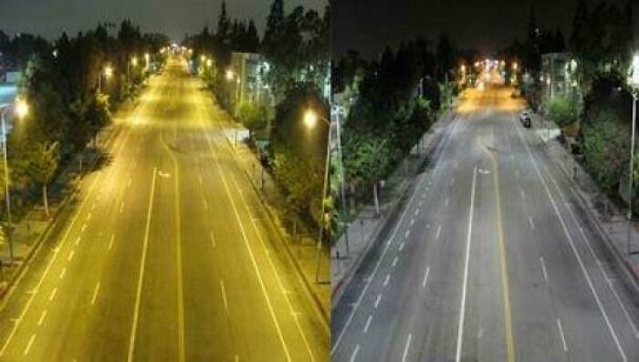 LA Switched to LED Streetlights: Night and Day