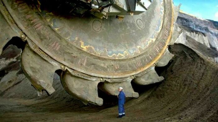 This Mining Saw Blade Is Basically A Giant Frisbee