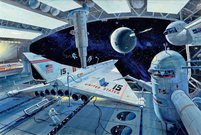 Classic NASA Art by Robert Mccall, 1964