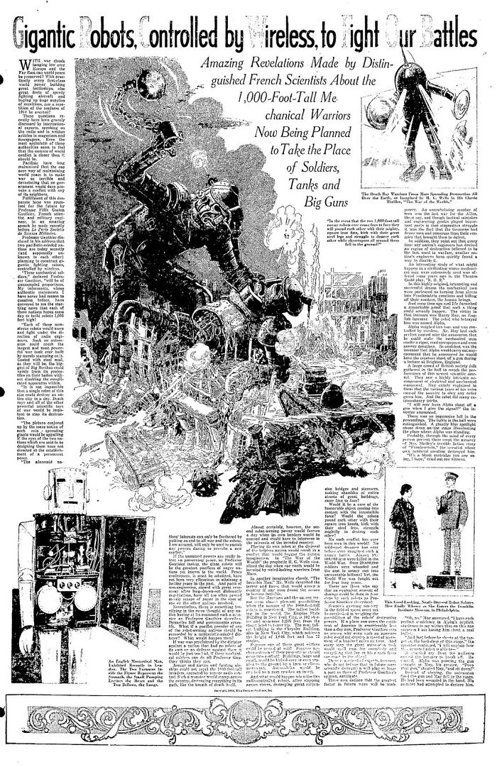 1904’s Crazy Robot War Idea