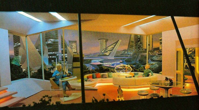 Part of Epcot’s "Horizons"—Robert Mccall Art