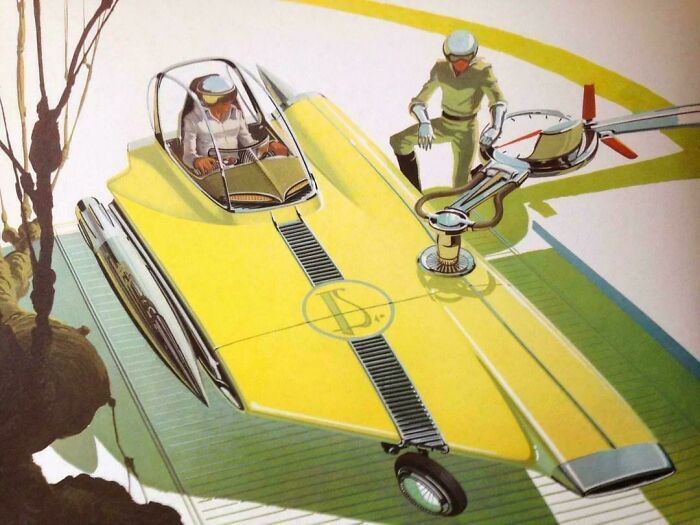 Flying Gyron—Syd Mead’s 1961 Vision