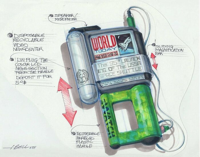 Back to the Future Part II Concept Art, 1989