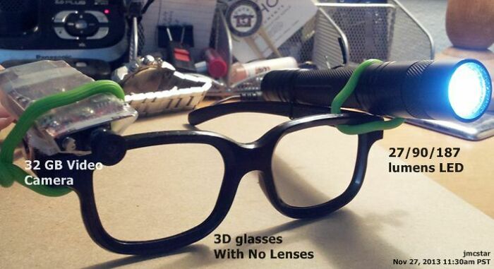 Made My Own DIY Night-Vision ‘Google Glass’ Today! It Actually Works!